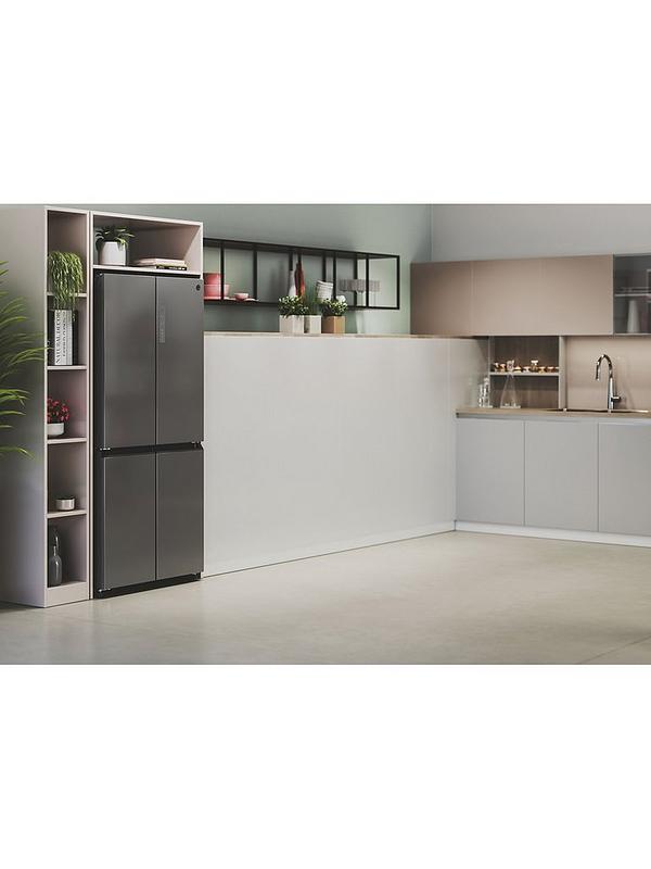Hoover HHCR3818ENPL Total No Frost American Fridge Freezer, E Rated - Inox - Image 6